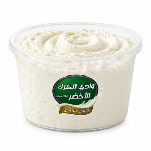 لبنة بقرية جرشية جامدة قليلاً (حامضة)