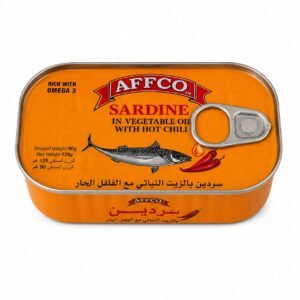 سردين بالزيت النباتي والفلفل الحار (AFFCO)90غم