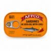 سردين بزيت الصويا بالفلفل الحر (AFFCO)90غم