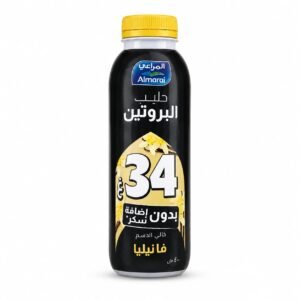 حليب البروتين بنكهة الفانيلا بدون سكر (المراعي)400مل