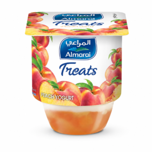 Treats زبادي طازج بقطع الخوخ