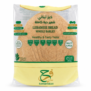 خبز لبناني شعير حبة كاملة