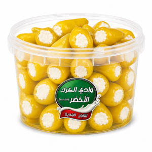 فلفل مكسيكي محشي لبنة