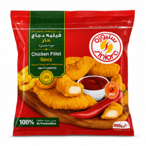 فيليه الدجاج حار
